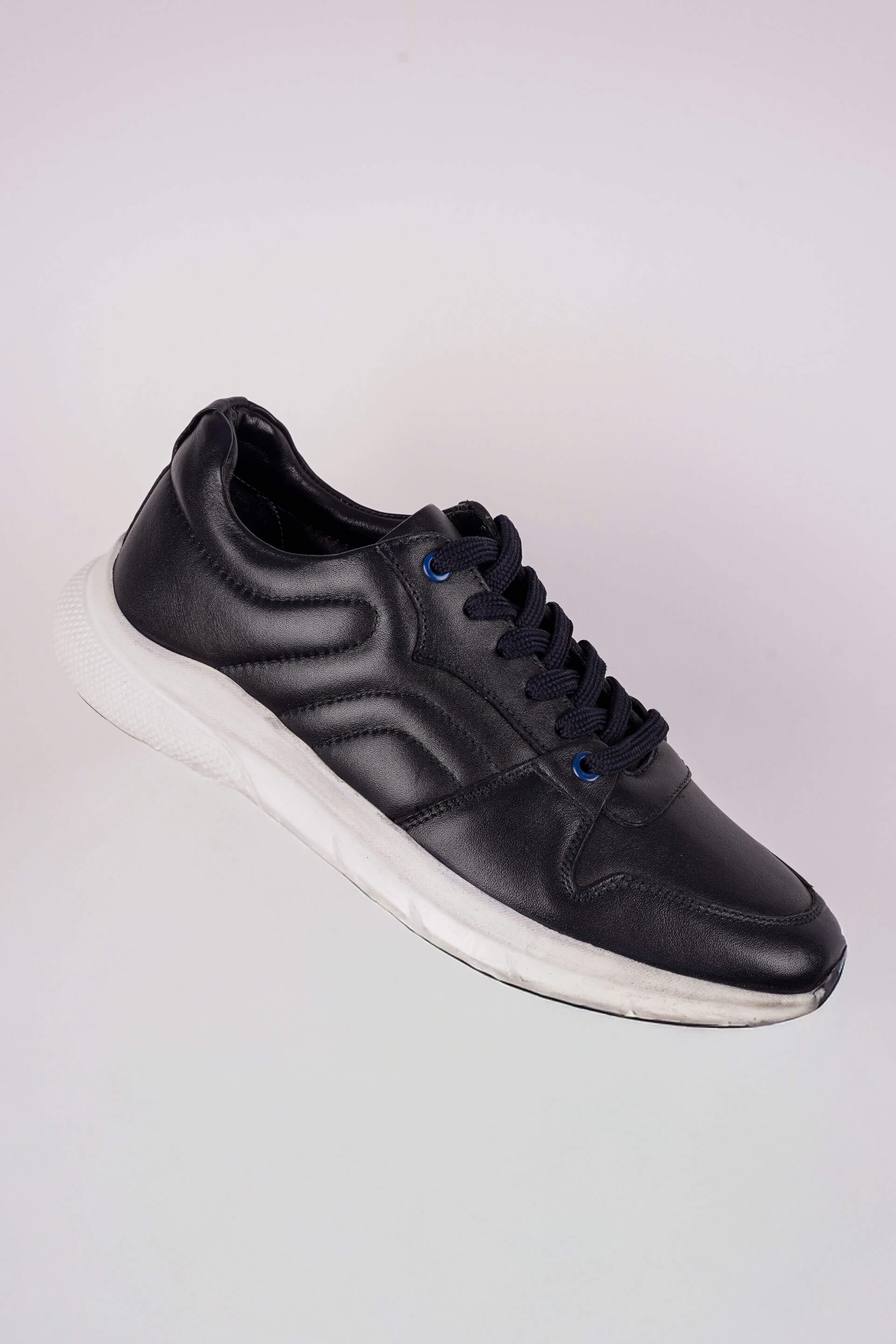 Mesh Flex Siyah Spor Sneaker - Scalora