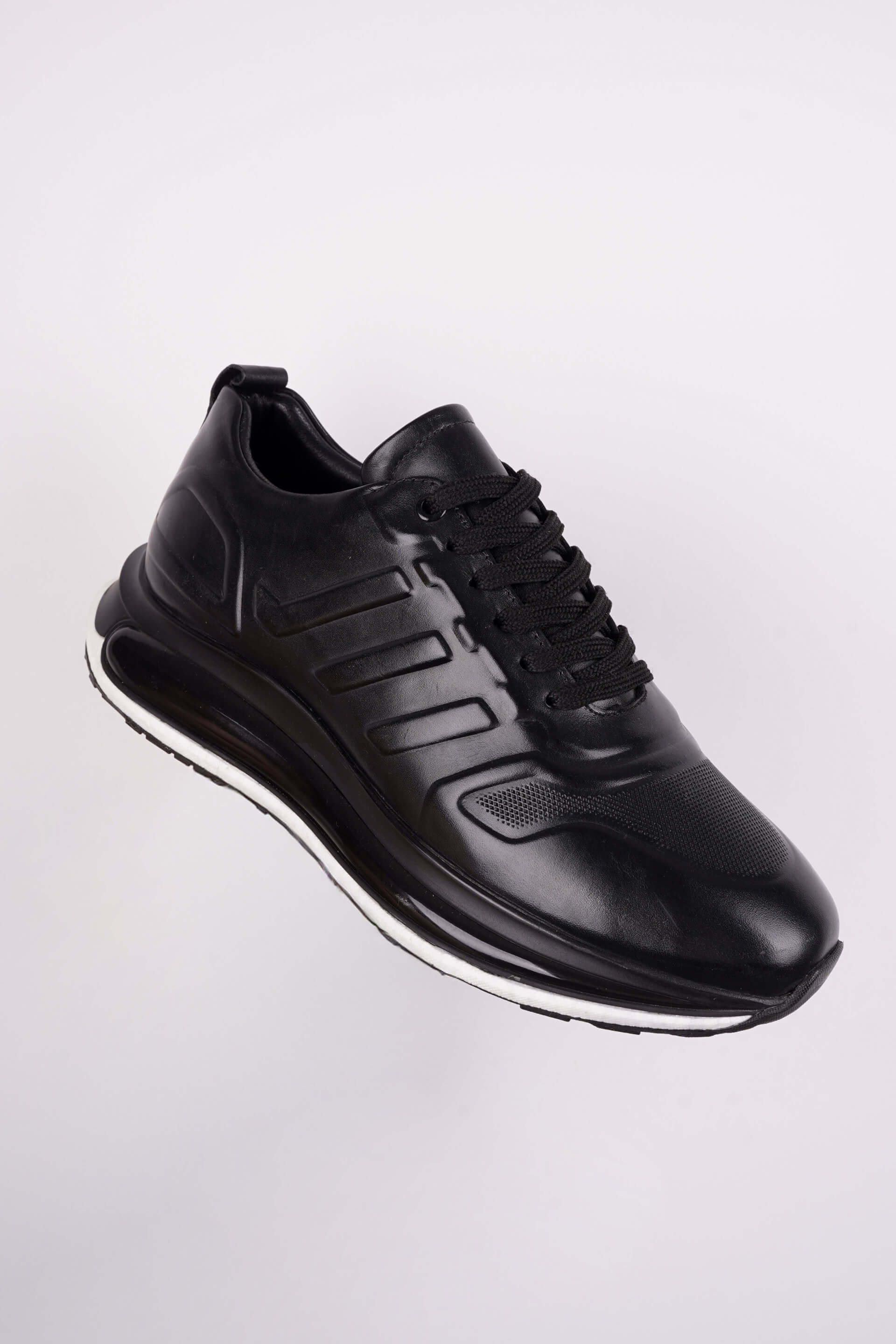 Speed Line Siyah Dinamik Taban Sneaker - Scalora