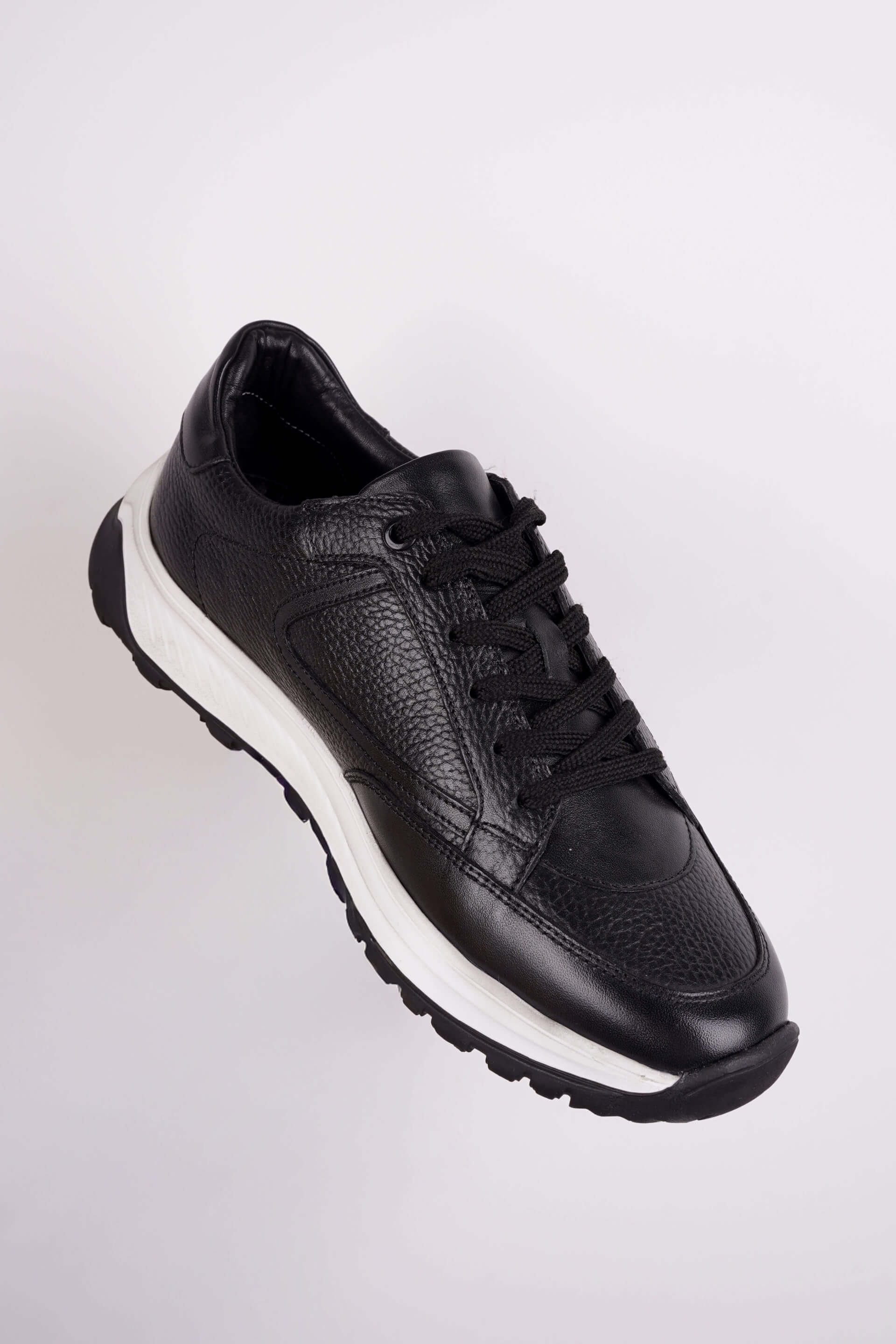Classic Shine Siyah Rugan Klasik Spor Ayakkabı - Scalora