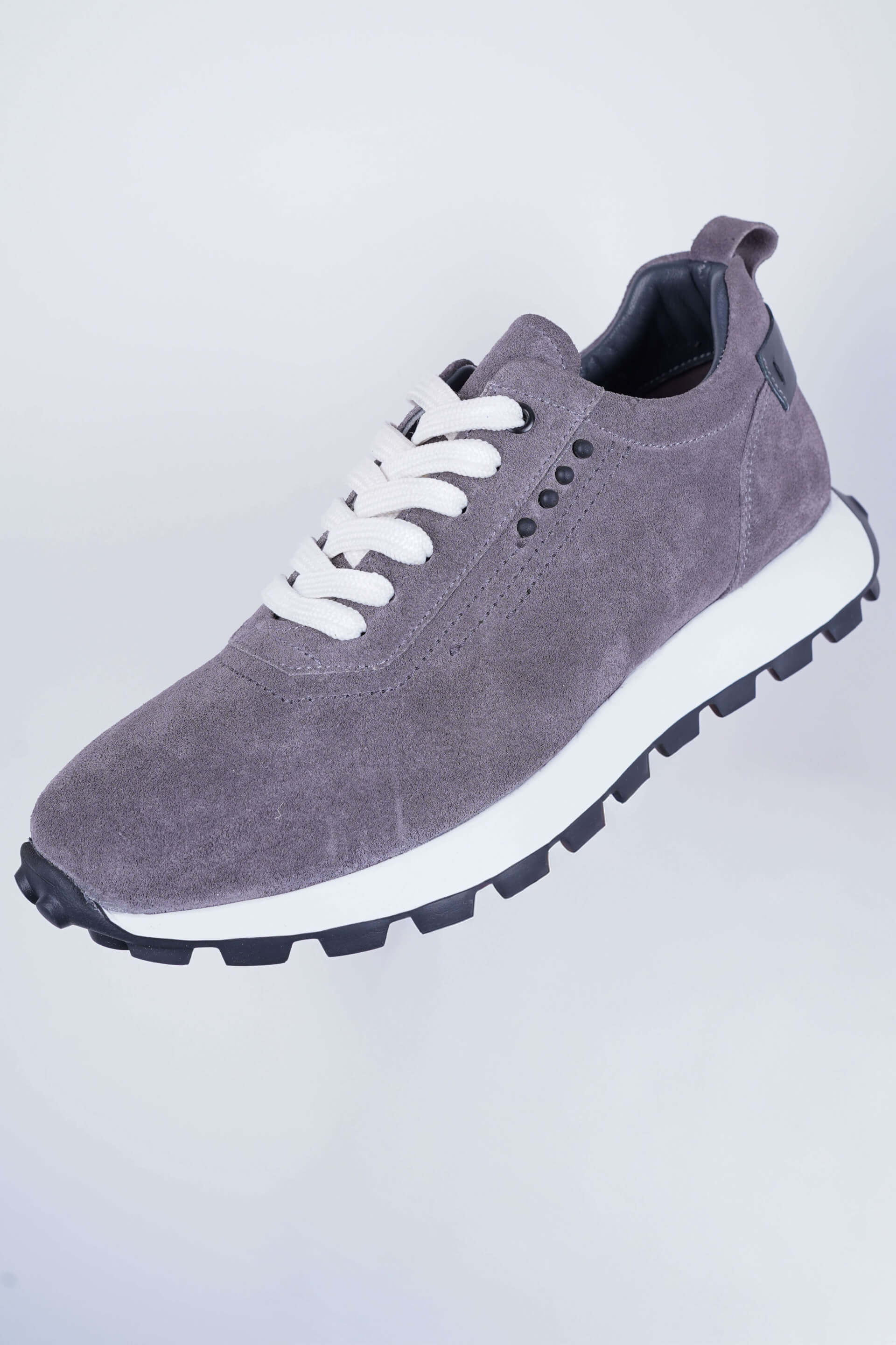 Urban Drift Gri Süet Günlük Sneaker - Scalora