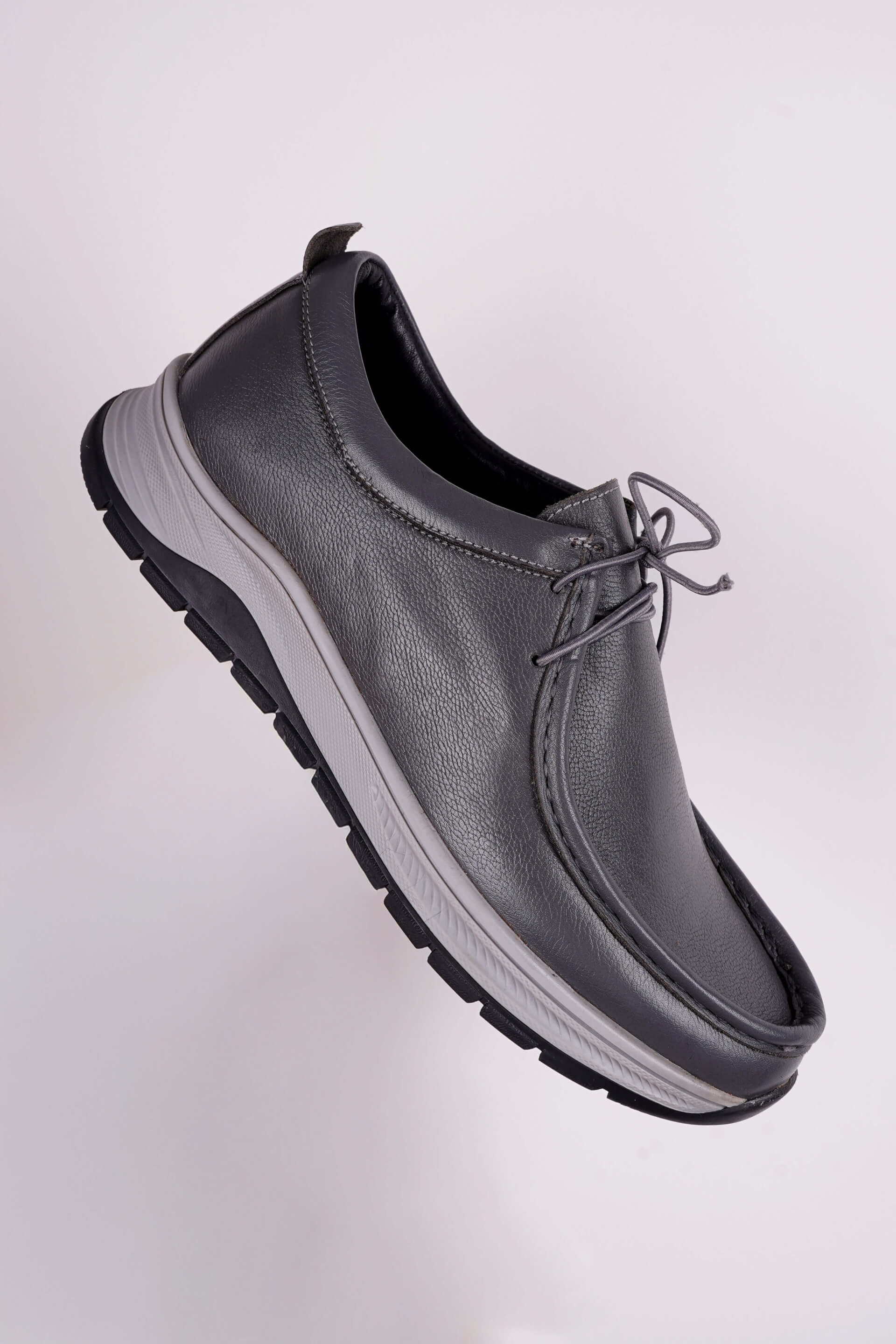 Power Step Siyah Kalın Taban Sneaker - Scalora
