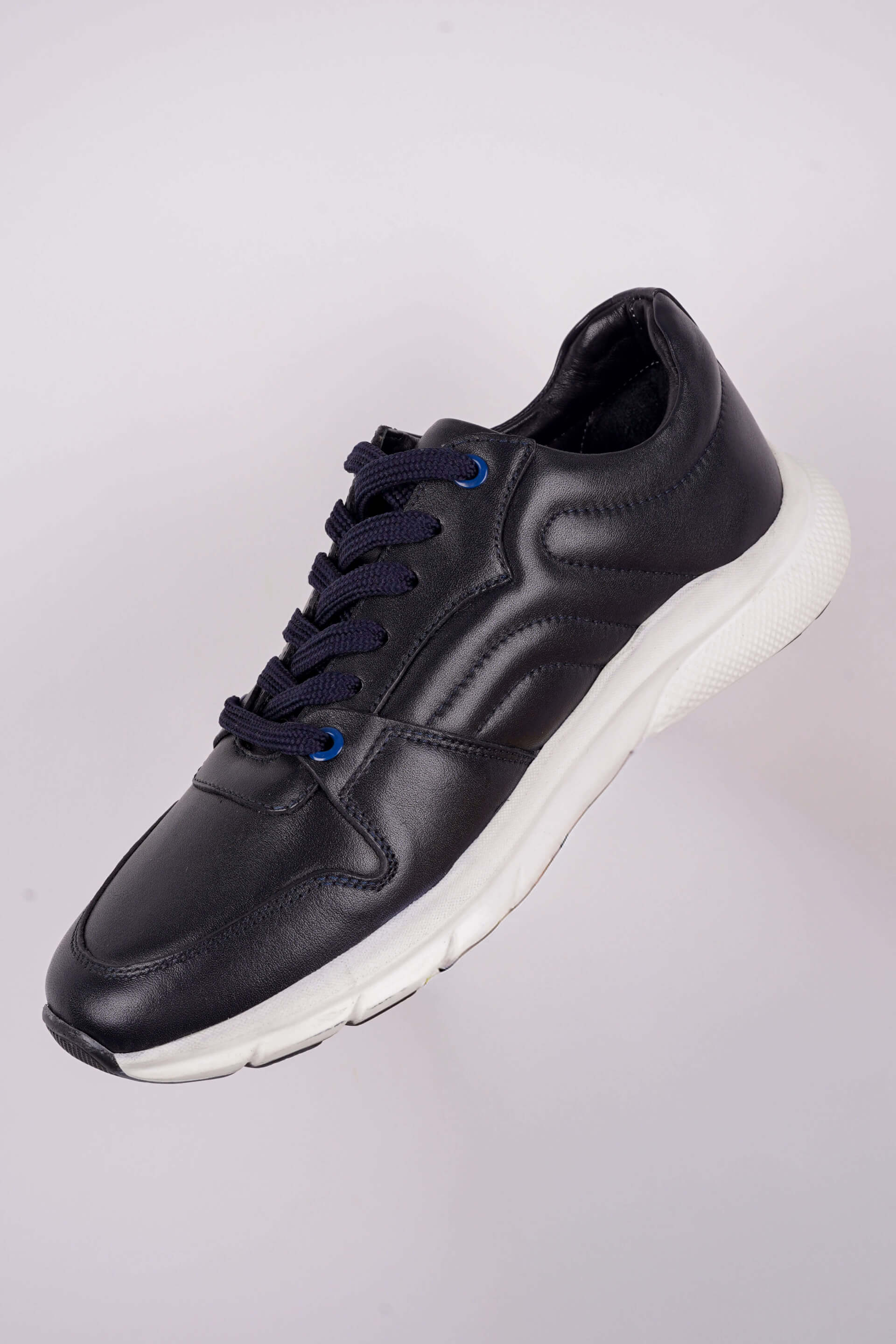 Mesh Flex Siyah Spor Sneaker - Scalora
