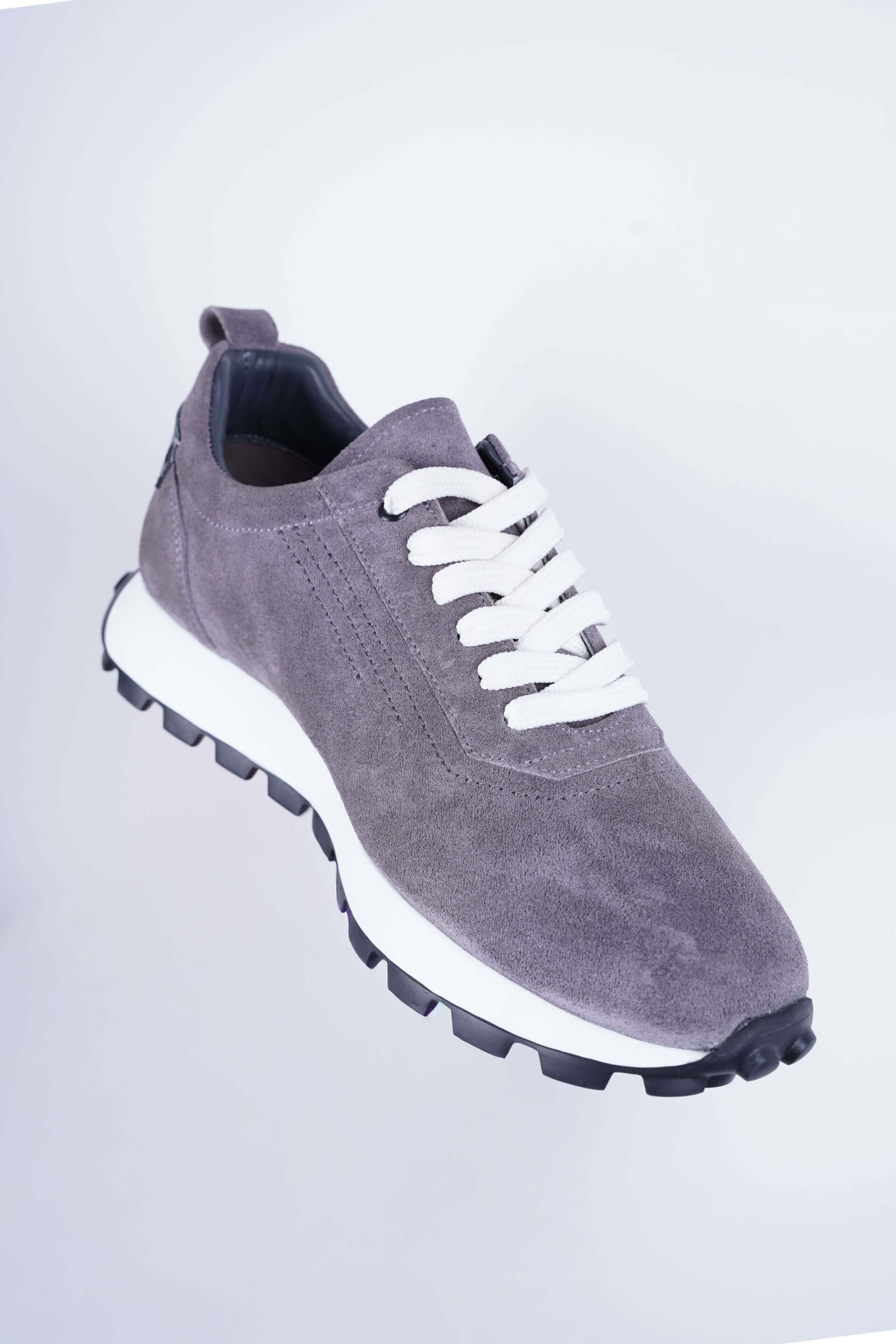 Urban Drift Gri Süet Günlük Sneaker - Scalora
