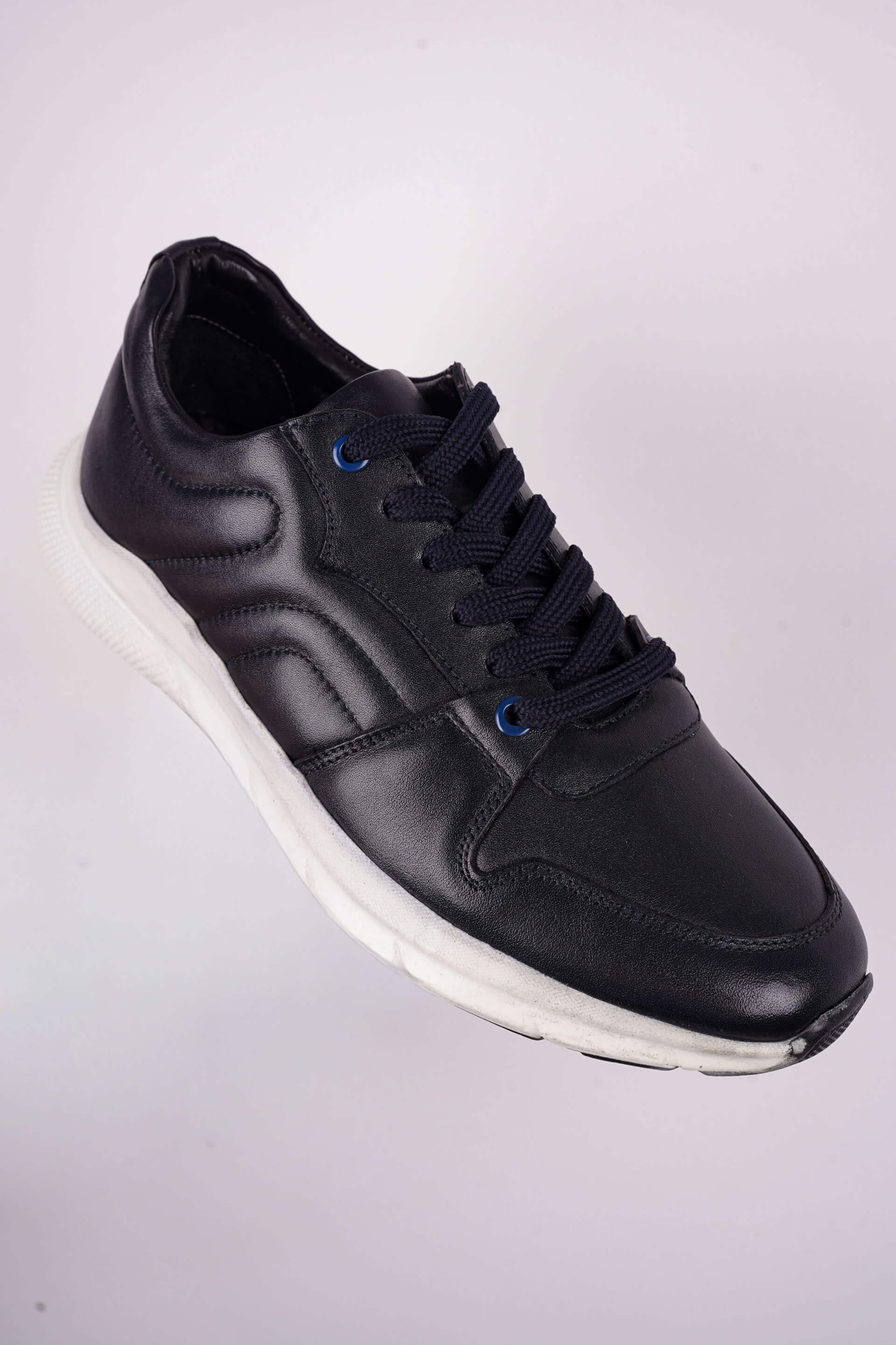 Mesh Flex Siyah Spor Sneaker - Scalora