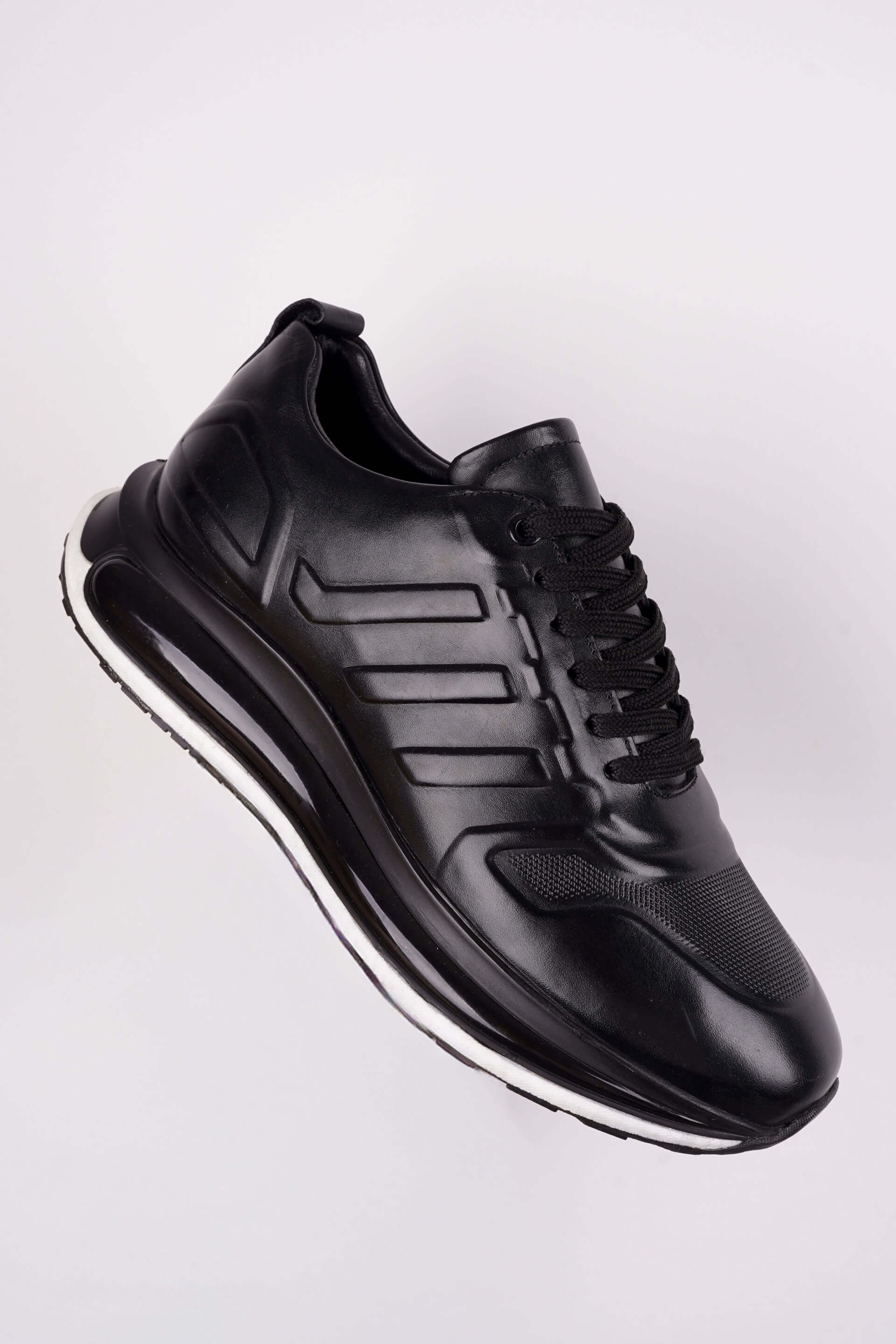 Speed Line Siyah Dinamik Taban Sneaker - Scalora