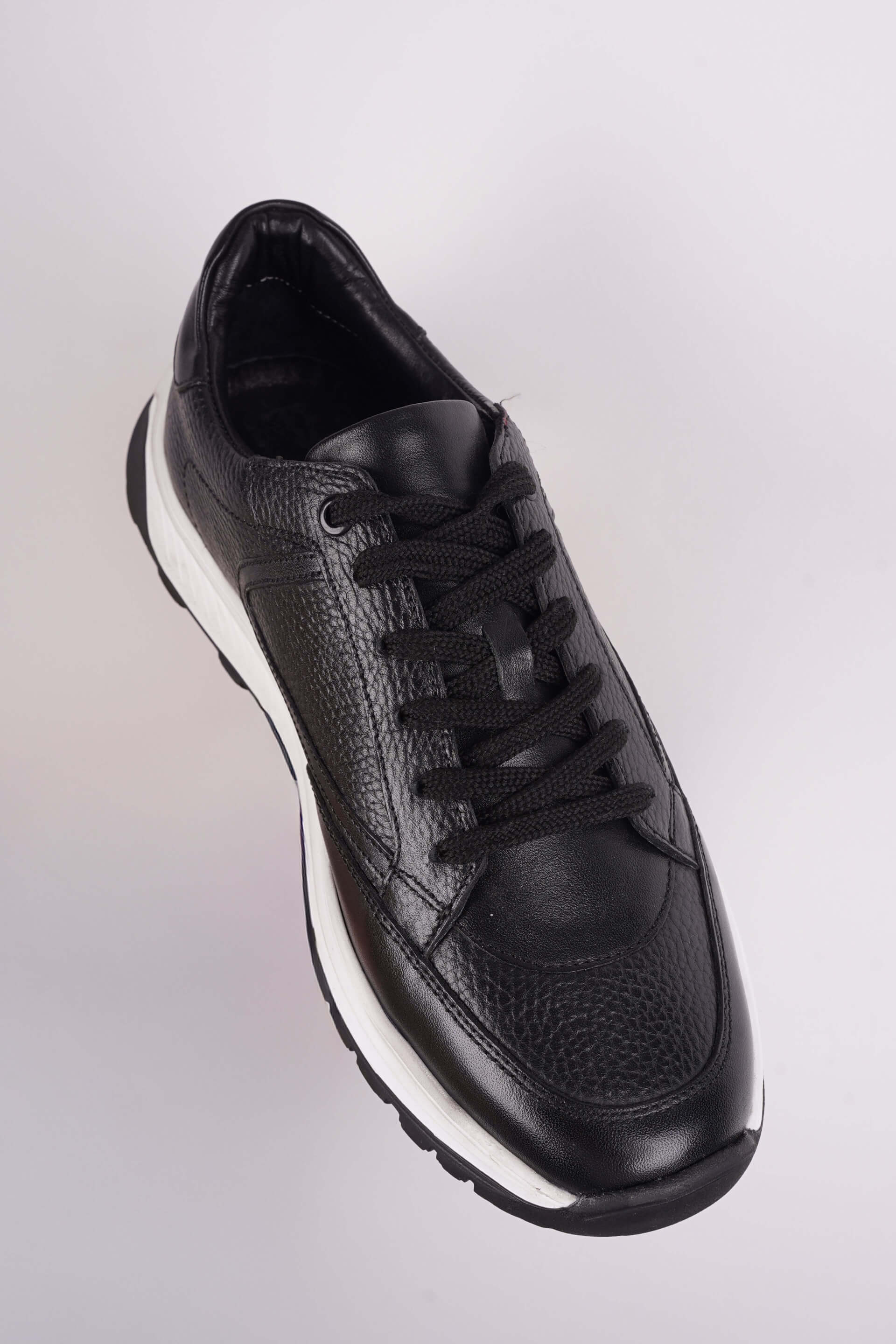 Classic Shine Siyah Rugan Klasik Spor Ayakkabı - Scalora