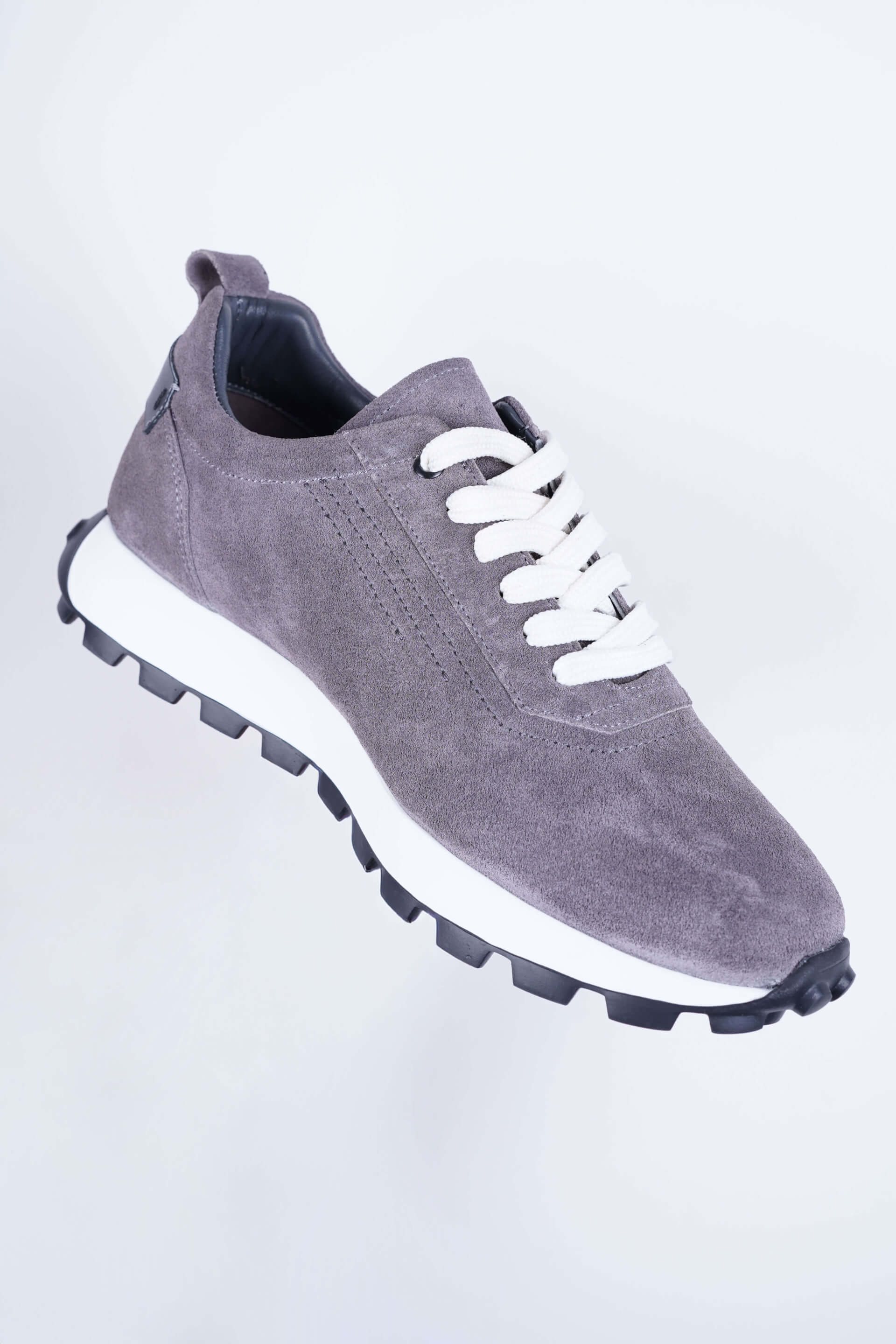 Urban Drift Gri Süet Günlük Sneaker - Scalora